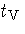 $t_{\text{V}}$